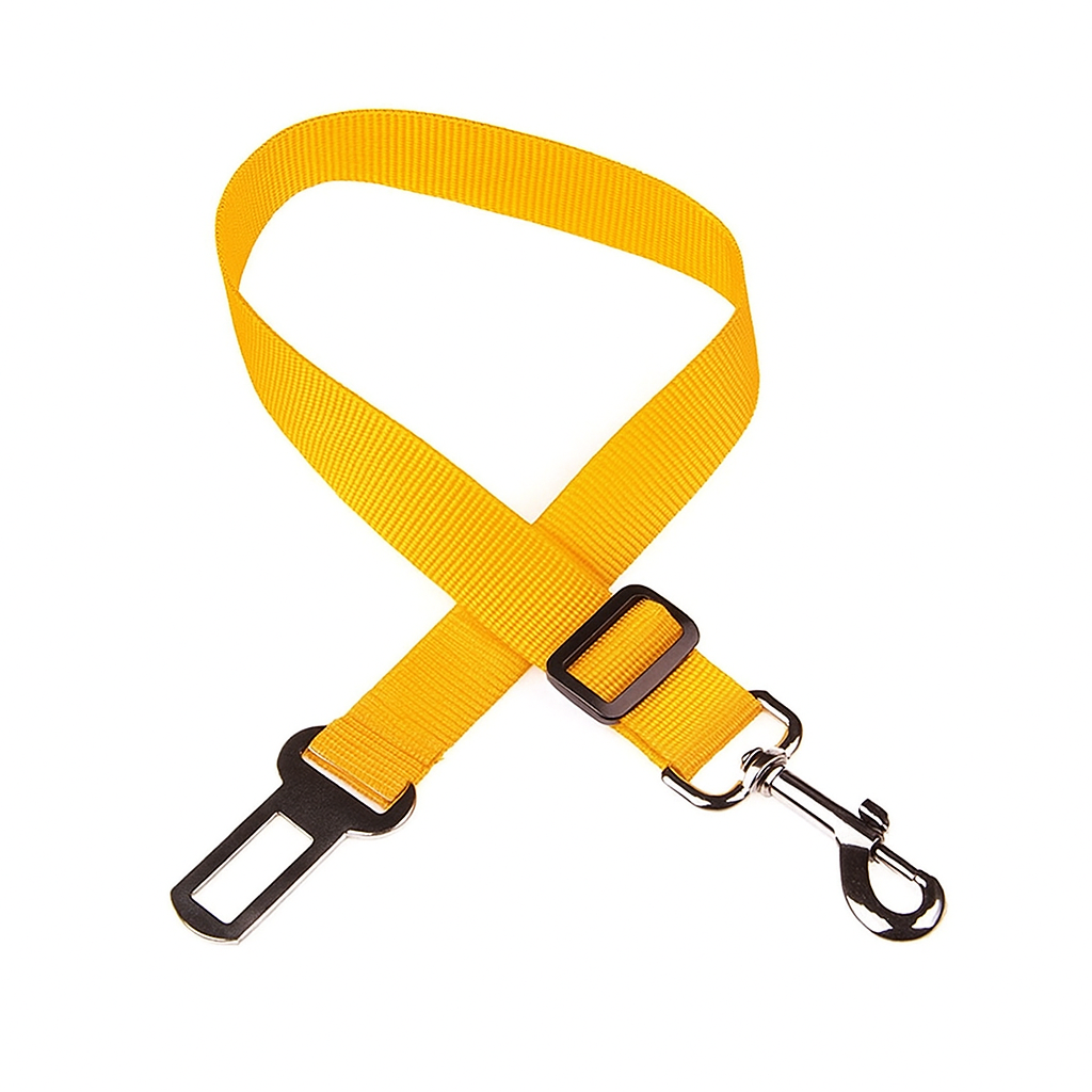 Ceinture de sécurité réglable pour animaux – Sécurité et confort en voiture pour chiens et chats.